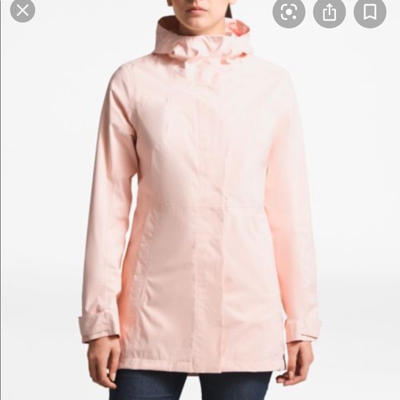 the north face women's city midi trench coat